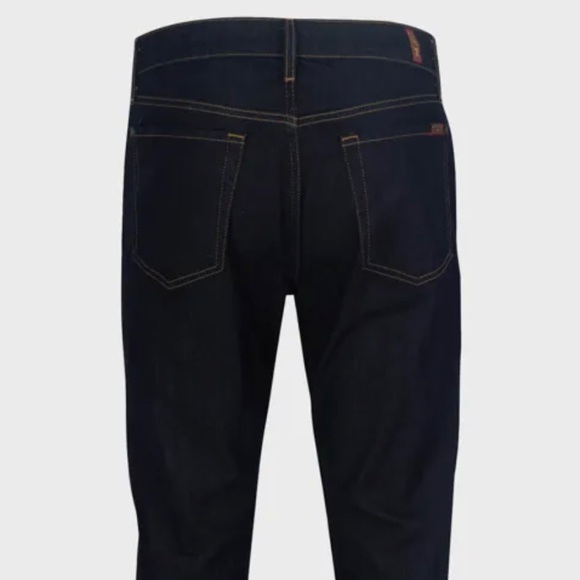 7 For All Mankind Adrien Slim Taper Dark Jeans - Picture 2 of 8